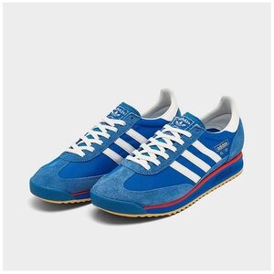 adidas Blue and White Shoes